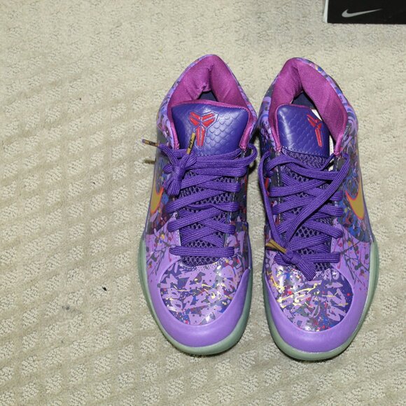 Size 9 - Nike Zoom Kobe 4 Prelude Purple Basketball Athletic Shoes NIB main image 10